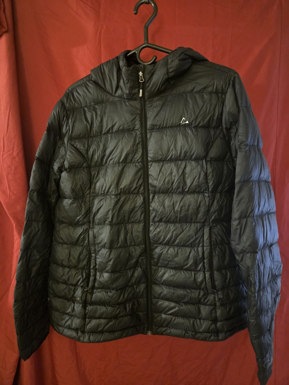 Paradox Black Hooded Quilted Puffer Jacket